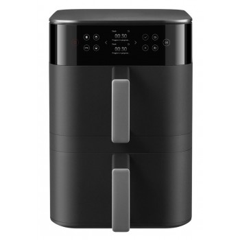 Xiaomi Smart Double Stack Air Fryer 12L Stand-alone 2800 W Hot air fryer Black