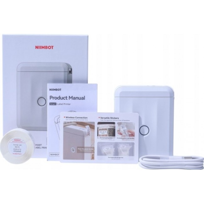 Niimbot D110_M Label Printer, white