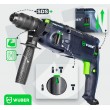 Rotary hammer with 4 J impact energy 2500 W W28920 WUBER Rotary hammer with 4 J impact energy 2500 W W28920 WUBER