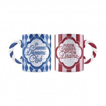 Set of 2 mugs BIALETTI Candyland 2 x 300 ml (NCANDY007)
