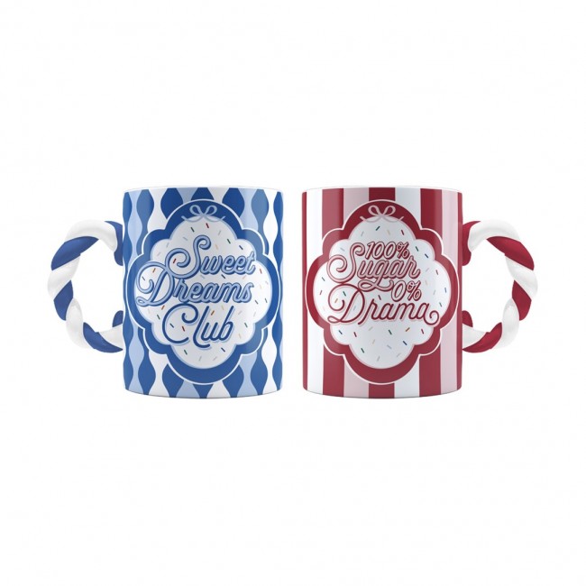 Set of 2 mugs BIALETTI Candyland 2 x 300 ml (NCANDY007)