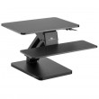 Maclean Desktop Stand for Keyboard, Monitor or Laptop, Gas Spring, Standing Up, Black, MC-882