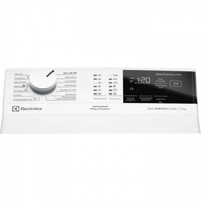 Electrolux SensiCare 600 EW6TO2725BP Top-loading washing machine 7 kg White