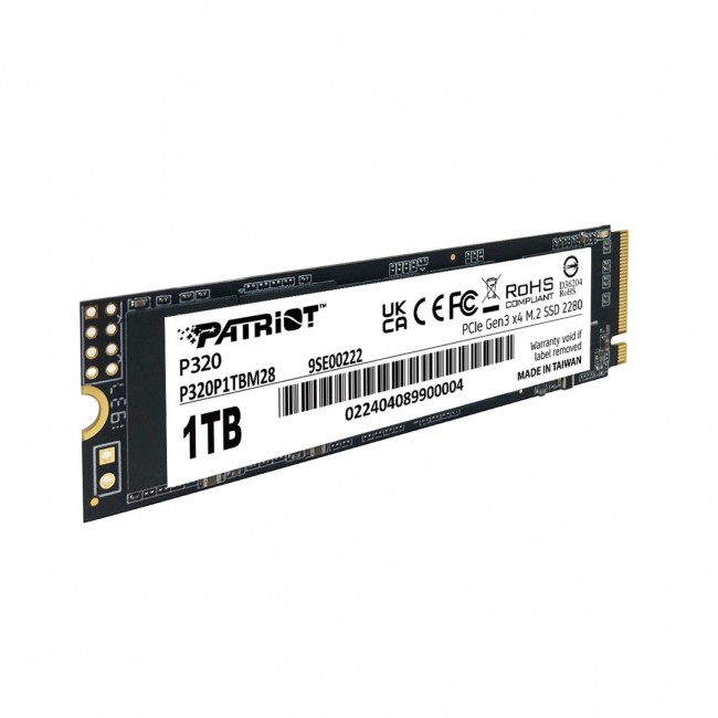 SSD PATRIOT VIPER P320 M.2 PCI-Ex4 NVMe 1TB 3GB/S (P320P1TBM28) SSD PATRIOT VIPER P320 M.2 PCI-Ex4 NVMe 1TB 3GB/S (P320P1TBM28)