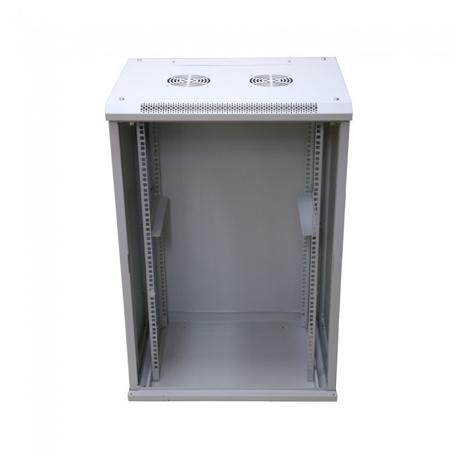 Extralink Rackmount cabinet 18U 600x450 Gray wall mounted