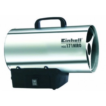 Einhell HGG 171 Niro (DE/AT) Hot air gun 38 W Black, Silver