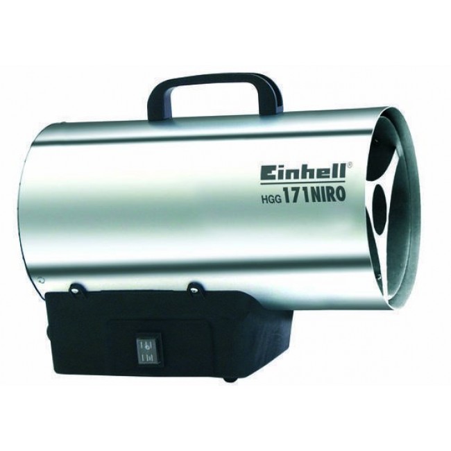 Einhell HGG 171 Niro (DE/AT) Hot air gun 38 W Black, Silver