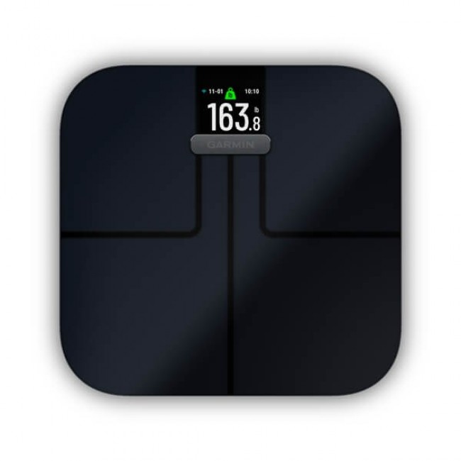 Garmin Index S2 Rectangle Black Electronic personal scale Garmin Index S2 Rectangle Black Electronic personal scale
