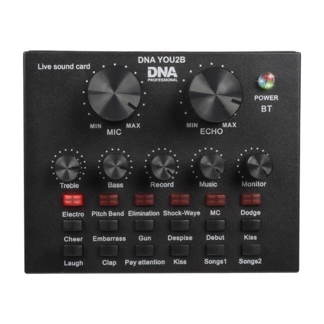 DNA YOU2B - podcast kit (microphone, audio interface, tripod)