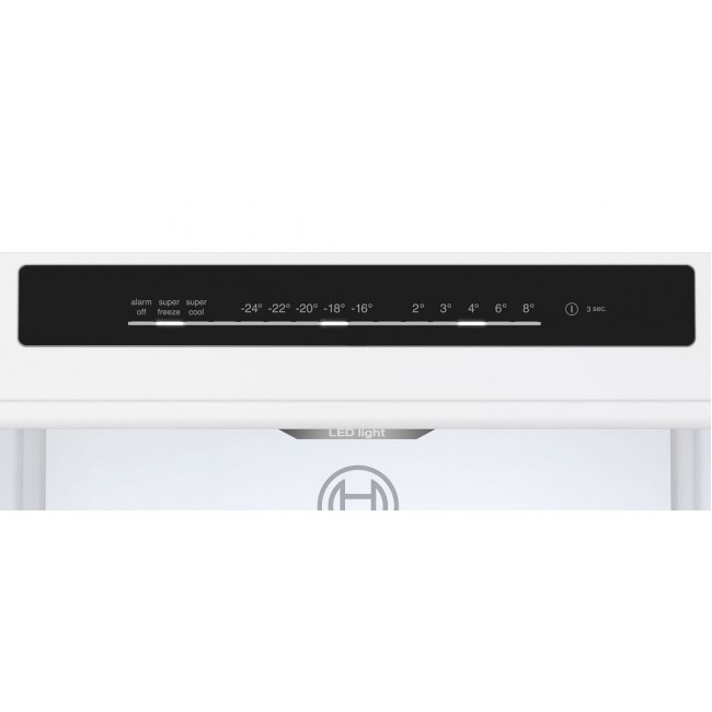 Bosch Serie 6 KGN39LBCF fridge-freezer Freestanding 363 L C Black