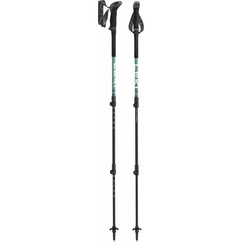 LEKI MAKALU LITE trekking poles, 100 135 cm, green/white