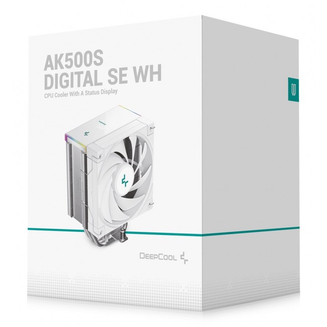 DeepCool AK500S Digital SE WH Processor Air cooler 12 cm White 1 pc(s)