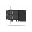 Icy Dock MB312M4P-B interface cards/adapter M.2, PCIe Icy Dock MB312M4P-B interface cards/adapter M.2, PCIe