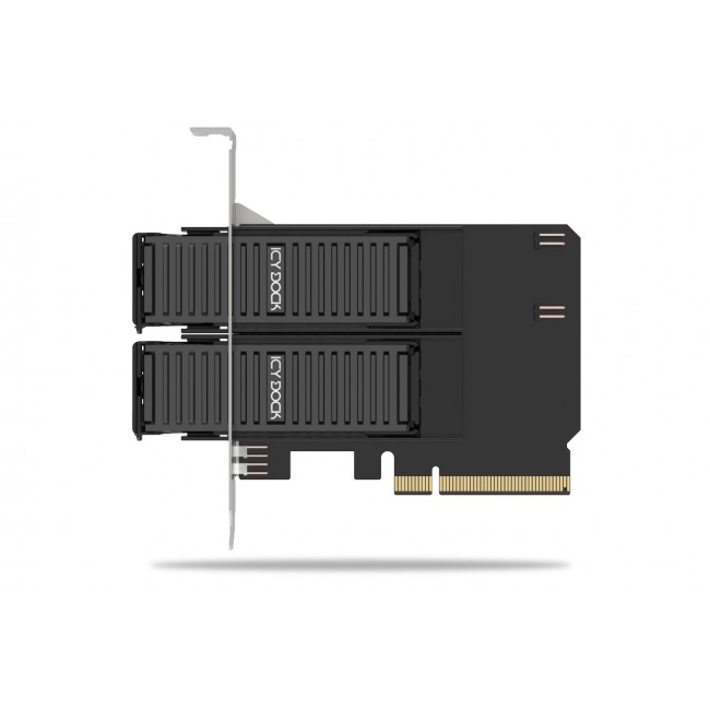 Icy Dock MB312M4P-B interface cards/adapter M.2, PCIe Icy Dock MB312M4P-B interface cards/adapter M.2, PCIe