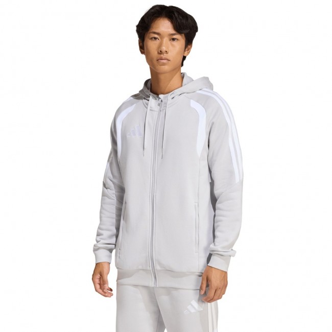 Bluza męska adidas Tiro 26 League Sweat Full Zip Hoody szara KF3319 L Bluza męska adidas Tiro 26 League Sweat Full Zip Hoody szara KF3319 L