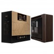 ASUS ProArt PA602 Wood Edition Retro Brown - Tempered Glass Panel Midi Tower