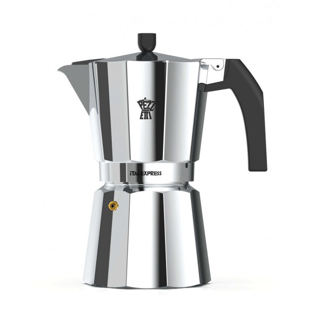 PEZZETTI Italexpress Moka pot 0.45 L Aluminium, Black