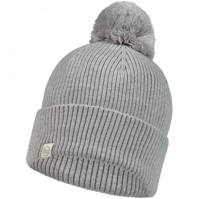 Czapka BUFF MERINO WOOL HAT TIM LIGHT GREY -LIGHT one size