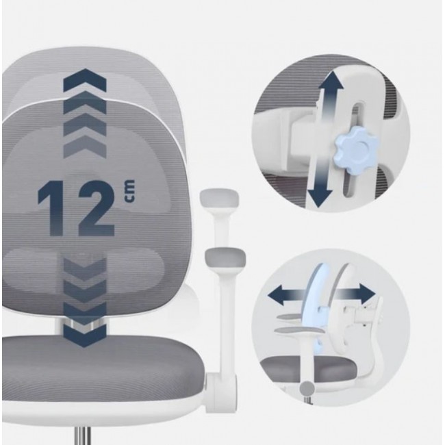 Junior 3.6 Grey swivel chair