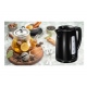 MPM Cordless kettle MCZ-112black 1,7 L, 2200 W