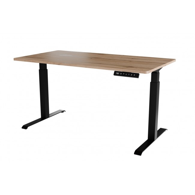Desk with electric height adjustment MOON LONG 150x80x72-120 black/wotan Desk with electric height adjustment MOON LONG 150x80x72-120 black/wotan