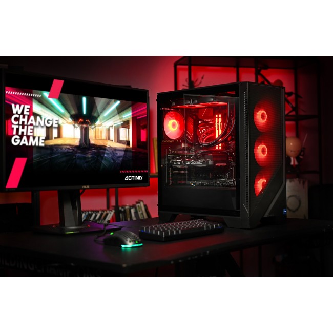 Actina 5901443347002 PC AMD Ryzen 7 7700X 32 GB DDR5-SDRAM 1 TB SSD AMD Radeon RX 7800 XT Midi Tower Black Actina 5901443347002 PC AMD Ryzen 7 7700X 32 GB DDR5-SDRAM 1 TB SSD AMD Radeon RX 7800 XT Midi Tower Black