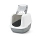 SAVIC Nestor Jumbo White-Grey covered cat litter box 66.5x48.5x46.5 cm 1 pc. SAVIC Nestor Jumbo White-Grey covered cat litter box 66.5x48.5x46.5 cm 1 pc.