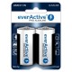 Alkaline batteries everActive Pro Alkaline LR20 D - blister card 2 pieces Alkaline batteries everActive Pro Alkaline LR20 D - blister card 2 pieces