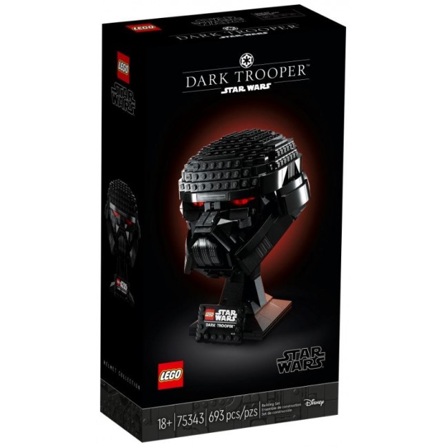 LEGO STAR WARS 75343 DARK TROOPER - HELMET COLLECTION LEGO STAR WARS 75343 DARK TROOPER - HELMET COLLECTION