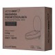 Toilet seat elevation cap with flap 10cm ActionMED NT10AM Toilet seat elevation cap with flap 10cm ActionMED NT10AM