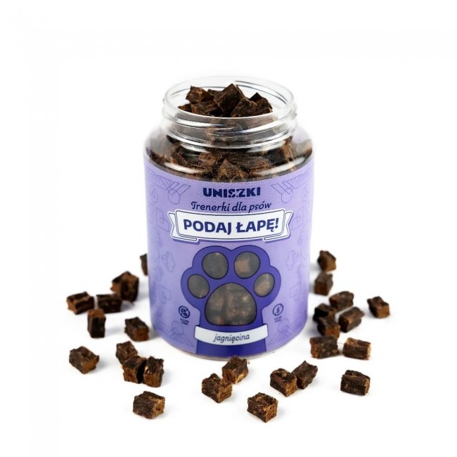 UNISZKI Podaj apę Lamb - dog treat - 150g