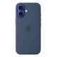 Apple iPhone16 Silicone Case with MagSafe - Denim