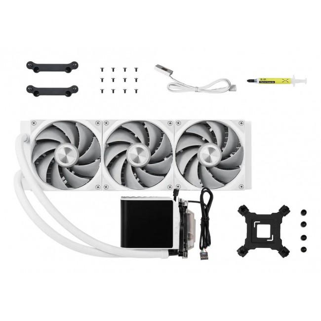 TRYX Panorama 360 Processor Liquid cooling kit 12 cm White 1 pc(s)