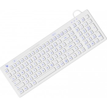KeySonic KSK-6031INEL-Wh (DE) keyboard Industrial USB QWERTZ German White