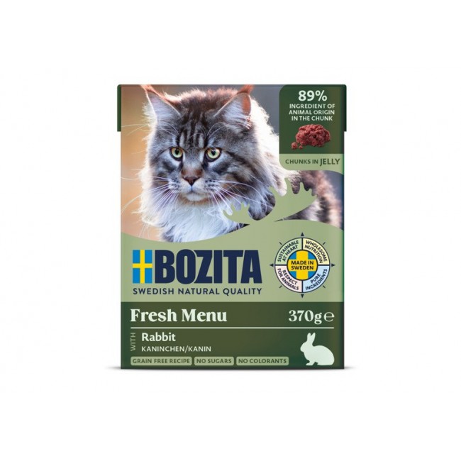 BOZITA Fresh Menu Rabbit in jelly - wet cat food - 370g