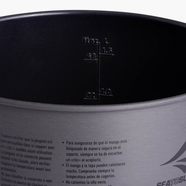 Sea To Summit Frontier Pot 3 L Grey Sea To Summit Frontier Pot 3 L Grey