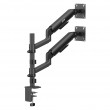 Ergo Office Mount / Holder for 2 Monitors, Gas Spring, 17 Ergo Office Mount / Holder for 2 Monitors, Gas Spring, 17