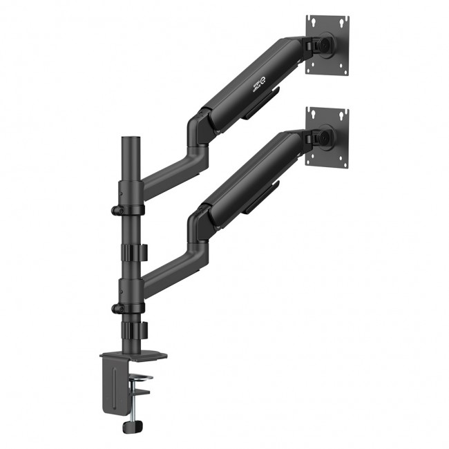 Ergo Office Mount / Holder for 2 Monitors, Gas Spring, 17 Ergo Office Mount / Holder for 2 Monitors, Gas Spring, 17