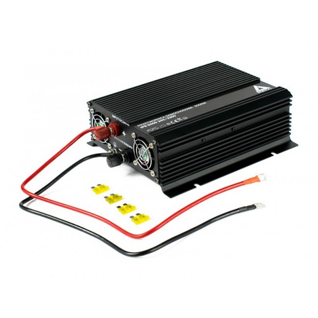 AZO Digital 24 VDC / 230 VAC Automotive Inverter IPS-2000 2000W