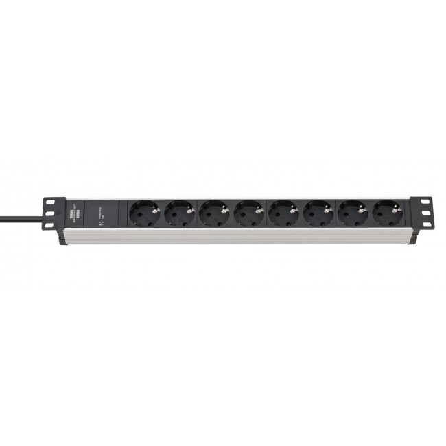 Power strip Alu-Line SS 19.500A, 8-way