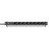 Power strip Alu-Line SS 19.500A, 8-way