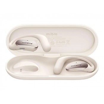 Mibro OpenEar white earbuds with charging case