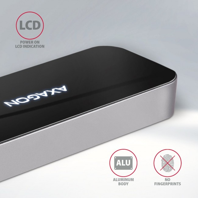 Axagon HMC-6H4A USB 3.2 Gen 1 hub, 4x USB-A, HDMI 4k/30Hz, PD 100W, 20cm USB-C cable