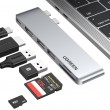 Ugreen 80856 laptop dock/port replicator 2 x USB 3.2 Gen 2 (3.1 Gen 2) Type-C Aluminium