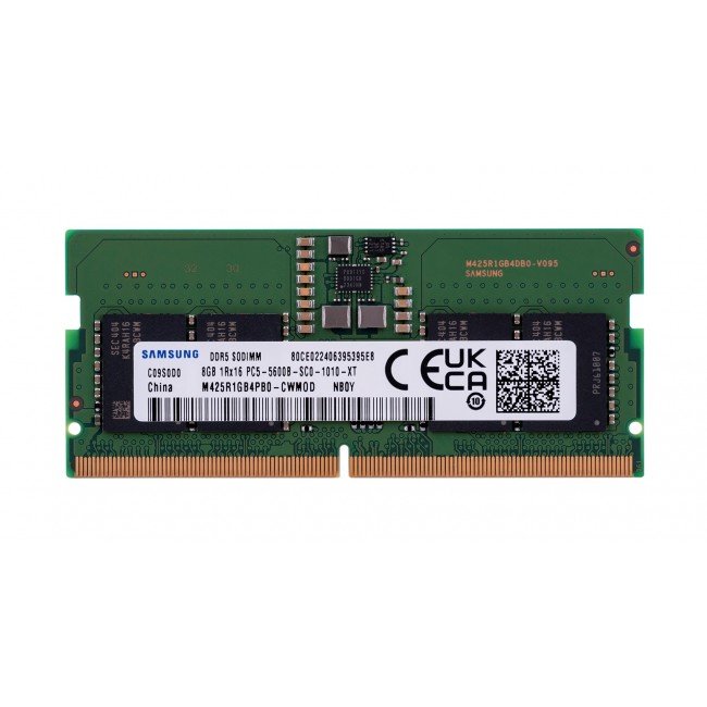 Samsung SO-DIMM 8GB DDR5 1Rx16 5600MHz PC5-44800 M425R1GB4BB0-CWM Samsung SO-DIMM 8GB DDR5 1Rx16 5600MHz PC5-44800 M425R1GB4BB0-CWM