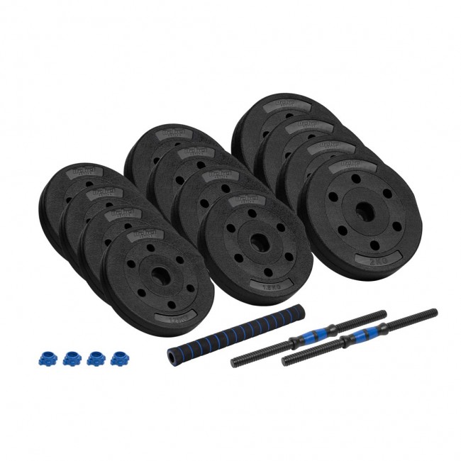 REBEL ACTIVE Hantle bitumiczne regulowane z ącznikiem 2x10 kg