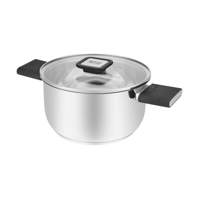 Resto Kitchenware Anser 2.5 L Round Black, Stainless steel Resto Kitchenware Anser 2.5 L Round Black, Stainless steel