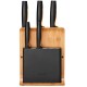Fiskars 1057552 knife block Slot knife block Bamboo, Plastic, Stainless steel Wood Fiskars 1057552 knife block Slot knife block Bamboo, Plastic, Stainless steel Wood