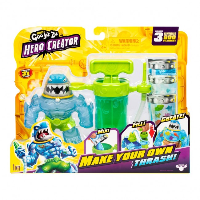 Goo Jit Zu Thrash Hero Creators pack 42786 Goo Jit Zu Thrash Hero Creators pack 42786