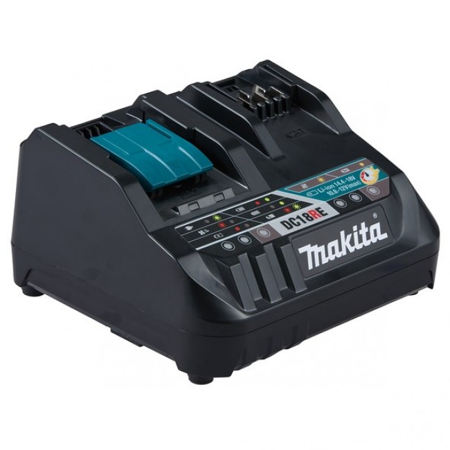 Makita Charger DC18RE, dual-port LXT+CXT Makita Charger DC18RE, dual-port LXT+CXT